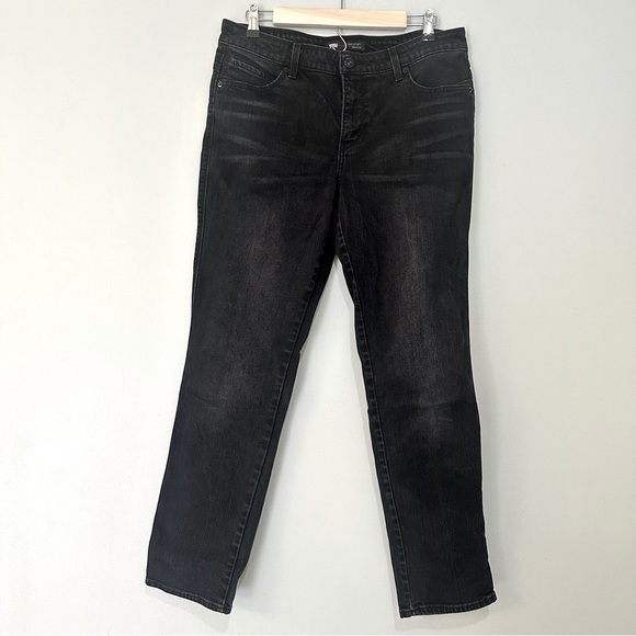 Levi's Denim - Levi’s Flatter & Flaunt Skinny Leg Black Denim Jeans Size 12